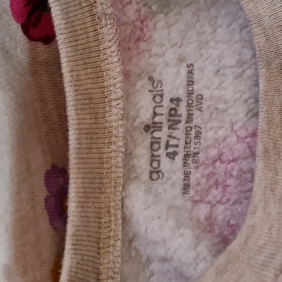 Two girl's Garanimals Sweat Shirts Sz 4T - Picture 5 of 6